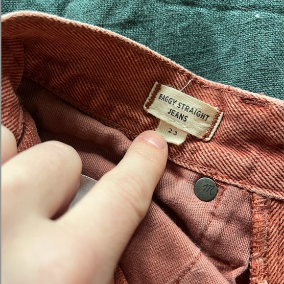 Madewell Baggy Straight Jeans - Picture 3 of 4